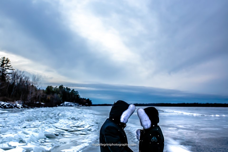 A unique  frozen lake session - Rockland  